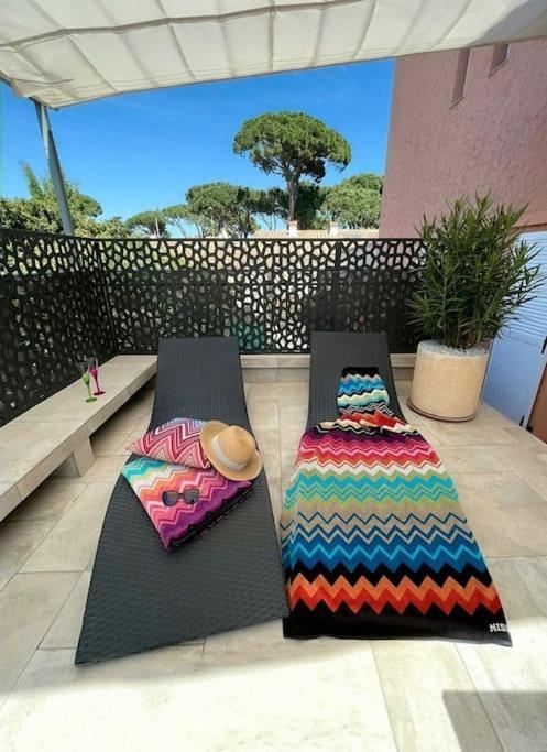 Studio Climatise, Terrasse, Parking Prive, 50M De La Plage Сен-Тропе Экстерьер фото